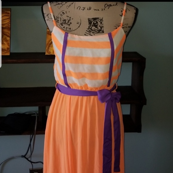 New Anthropologie Jealous Tomatoe Colorblock Maxi - Picture 7 of 8